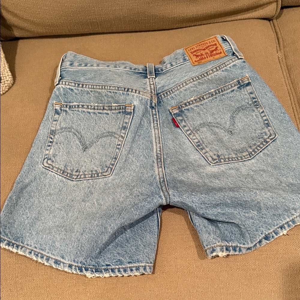 Levi's Classic Blue Denim Shorts